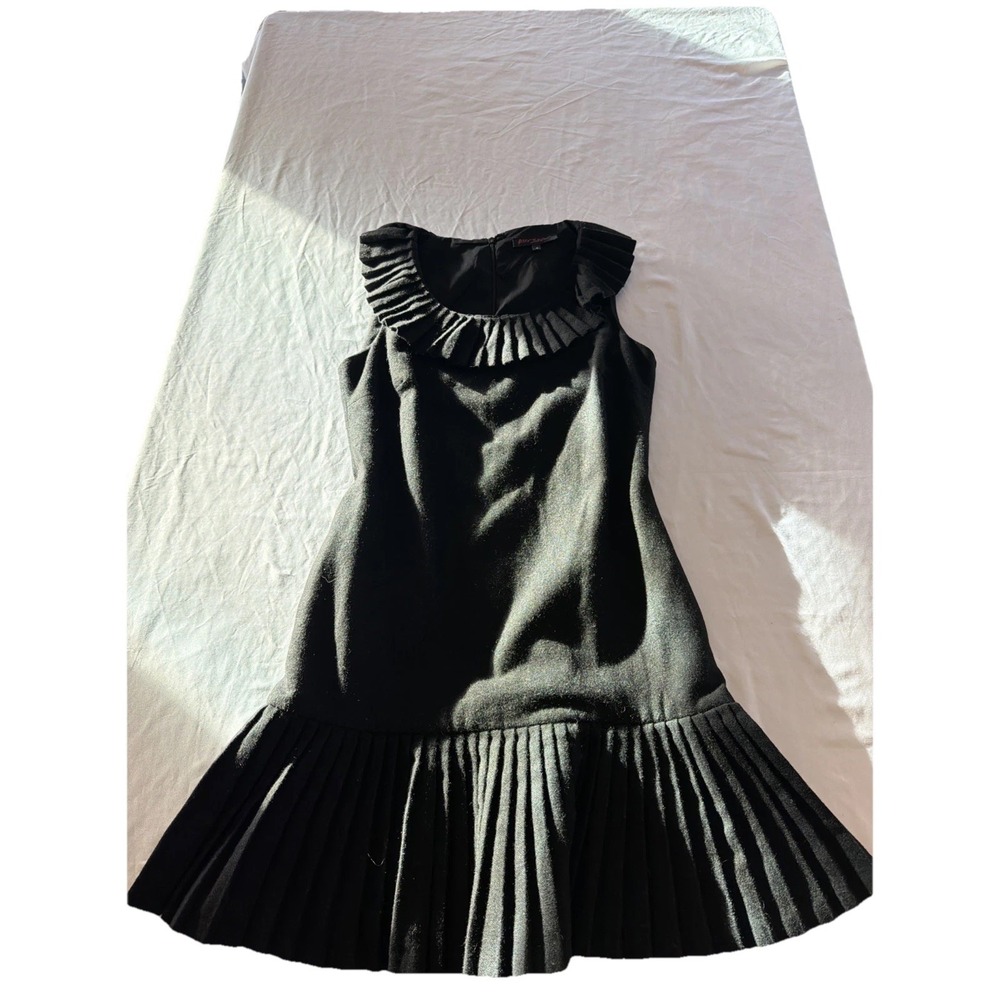 Betsey Johnson Black Pleated Women's Dress Size 4